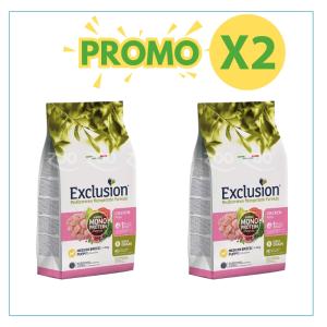 Exclusion Cane Mediterraneo Monoprotein Puppy Medium Pollo 2