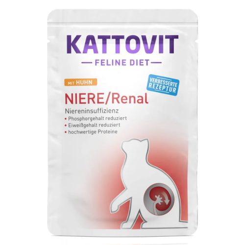 Kattovit Renal Gatto bocconcini Pollo busta 85gr