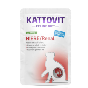Kattovit Renal Gatto bocconcini Tacchino busta 85gr