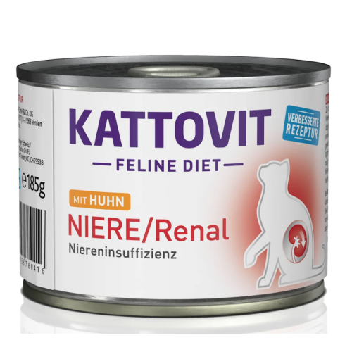 Kattovit Renal Gatto con Pollo lattina 185gr