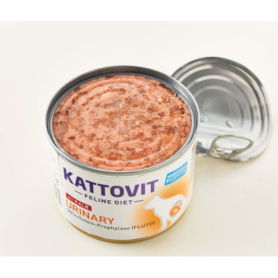 composizione Kattovit Urinary Gatto con Vitello lattina 185gr
