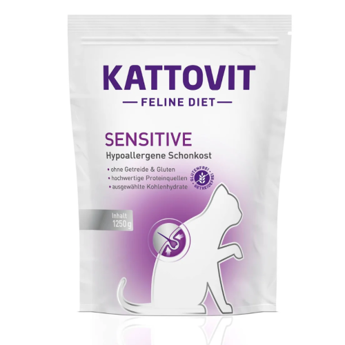 KATTOVIT Crocchette Sensitive Pollo per gatti 1,25kg