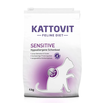 KATTOVIT Crocchette Sensitive Pollo per gatti 4kg