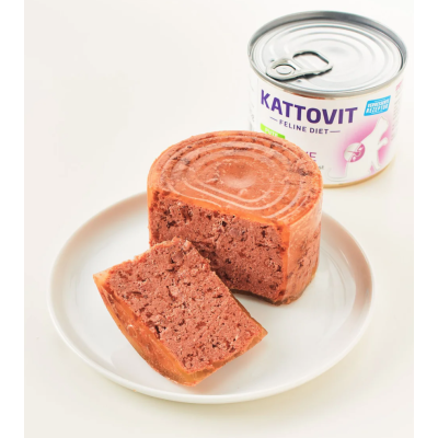 composizione Kattovit Sensitive Gatto con Pollo lattina 185gr