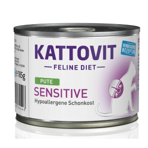 Kattovit Sensitive Gatto Tacchino lattina 185gr
