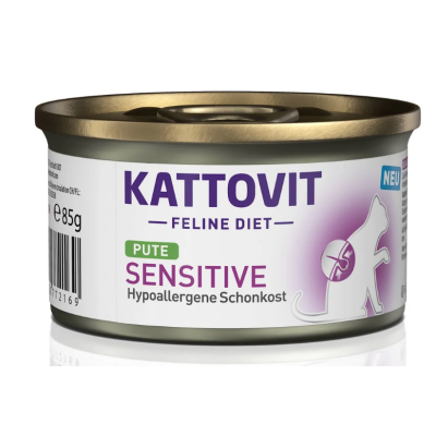 Kattovit Sensitive Gatto Tacchino lattina 85gr