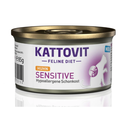 Kattovit Sensitive Gatto Pollo lattina 85gr