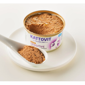 Kattovit Sensitive Gatto Pollo lattina 85gr 2