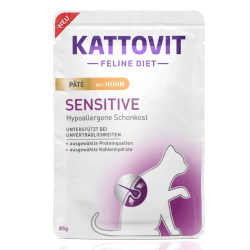 Kattovit Sensitive Gatto patè Pollo busta 85gr