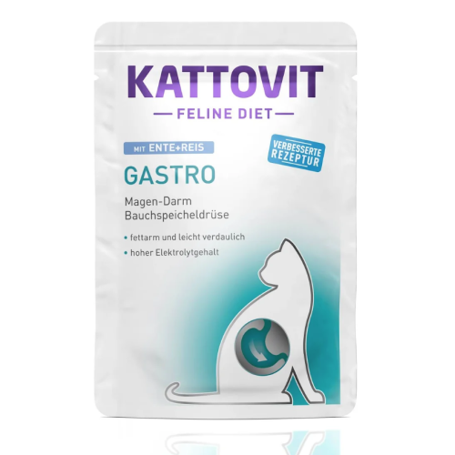 Kattovit Gastrointestinal Gatto bocconcini Anatra e Riso busta 85gr