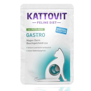 Kattovit Gastrointestinal Gatto bocconcini Tacchino e Riso busta 85gr
