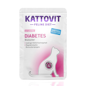 Kattovit Diabetic Gatto bocconcini Salmone busta 85gr
