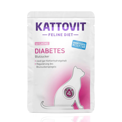 Kattovit Diabetic Gatto bocconcini Salmone busta 85gr