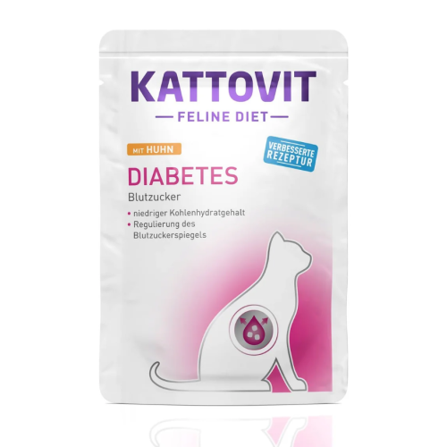 Kattovit Diabetic Gatto bocconcini Pollo busta 85gr