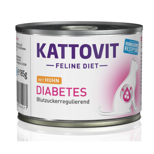 Kattovit Diabetic Gatto Pollo lattina 185gr