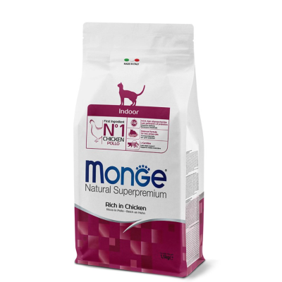 Monge Natural Superpremium Indoor Ricco in Pollo