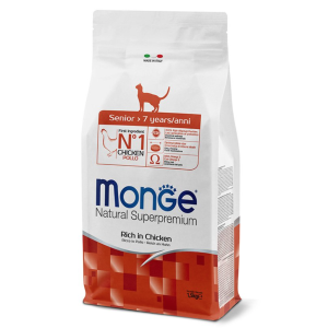 Monge Natural Superpremium Senior Ricco in Pollo