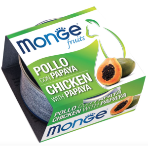 Monge Fruits Gatto Pezzetti di Pollo con Papaya