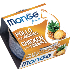 Monge Fruits Gatto Pezzetti di Pollo con Ananas