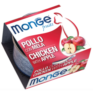 Monge Fruits Gatto Pezzetti di Pollo con Mela