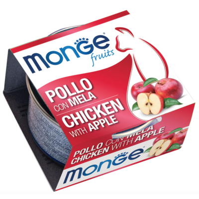 Monge Fruits Gatto Pezzetti di Pollo con Mela