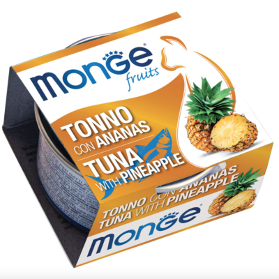 Monge Fruits Gatto Pezzetti di Tonno con Ananas 80gr