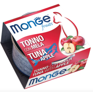 Monge Fruits Gatto Pezzetti di Tonno con Mela 80gr