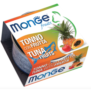Monge Fruits Gatto Pezzetti di Tonno con Frutta 80gr