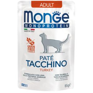 Monge Monoprotein Gatto Busta Patè Tacchino 85gr