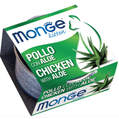 Monge Fruits Kitten Pezzetti di Pollo con Aloe 80gr