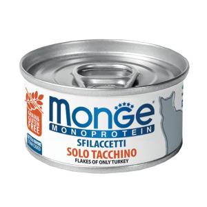 Monge Monoprotein Sfaccetti Solo Tacchino Lattina 80gr