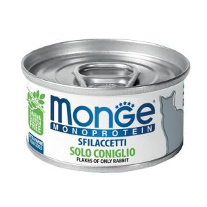 Monge Monoprotein Sfilaccetti Solo Coniglio Lattina 80gr