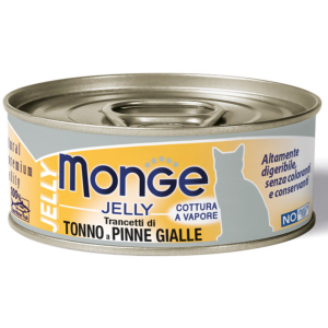 Monge Gatto Jelly Trancetti Tonno a pinne gialle lattina 80gr