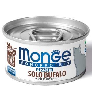 Monge Monoprotein Sfilaccetti Solo Bufalo Lattina 80gr