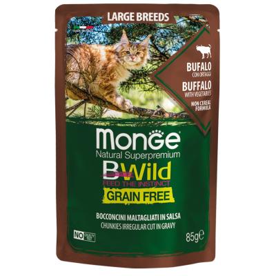 Monge BWild Grain Free Gatto Bufalo e Ortaggi 85gr