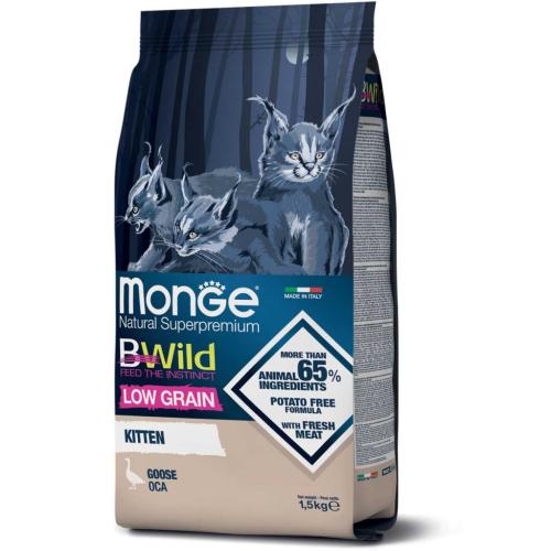 Monge BWild Low Grain Kitten con Oca 1,5kg