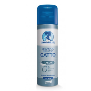 Shampoo mousse secco gatto...