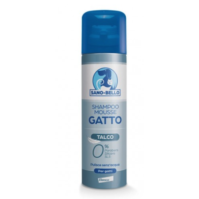 Shampoo mousse secco gatto 200 ml