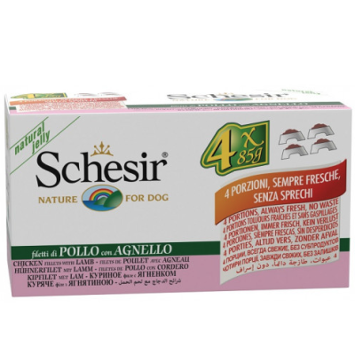 Schesir cane lattina in jelly...