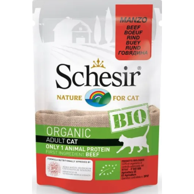 Schesir Gatto Bio Organic Manzo Busta...