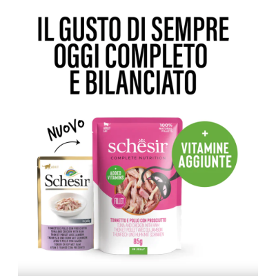 Schesir Gatto Tonnetto e Pollo con...