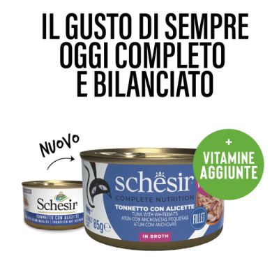 Schesir Gatto Tonnetto con Alicette...