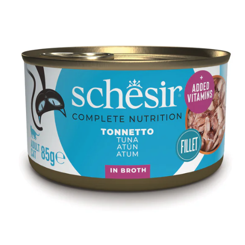 Schesir Gatto Tonnetto in Brodo di cottura lattina 85gr