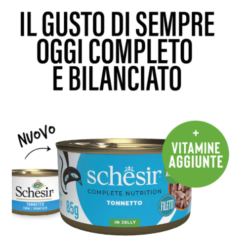 Schesir Gatto Tonnetto in Jelly lattina 85gr