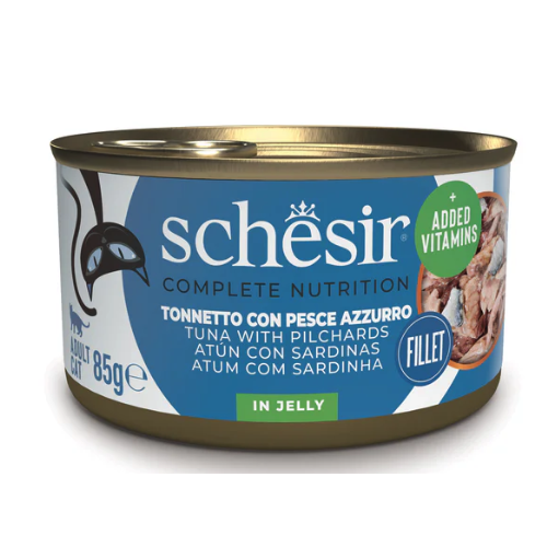 Schesir Gatto Tonnetto con Pesce azzurro in Jelly lattina 85gr