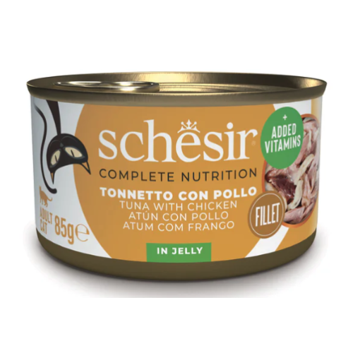 Schesir Gatto Tonnetto e Pollo in Jelly lattina 85gr