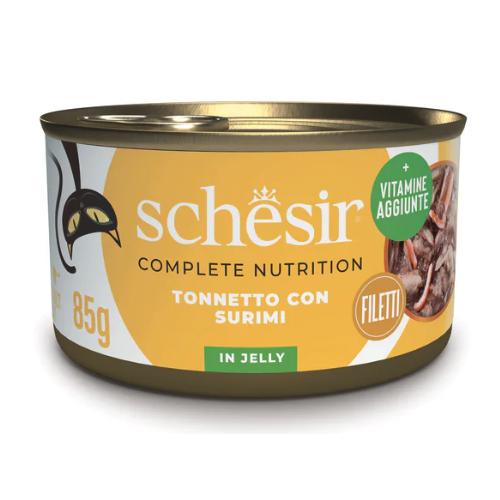 Schesir Gatto Tonnetto con Surimi in Jelly lattina 85gr