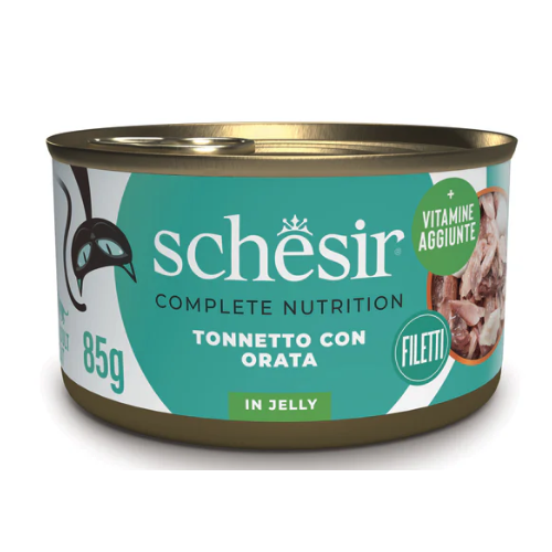 Schesir Gatto Tonnetto con Orata in Jelly lattina 85gr