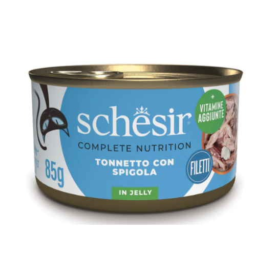 Schesir Gatto Tonnetto con Spigola in Jelly lattina 85gr