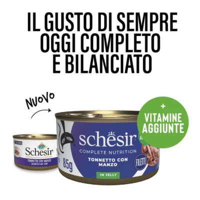 Schesir Gatto Tonnetto con Manzo in...